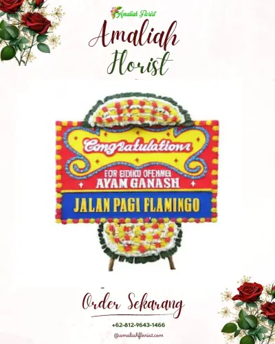 Bunga Papan Congratulation di Bangunjiwo